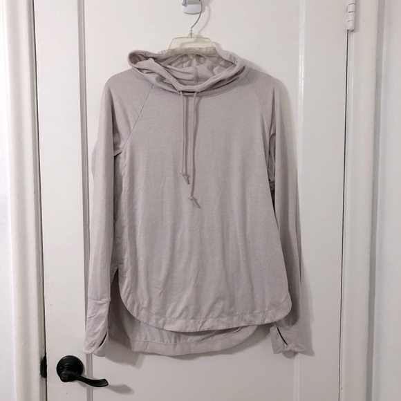 Athleta Sweaters | Athleta Light Pink High-Low Hoodie Sweatshirt | Color: Pink | Size: S | Anewham2018's Closet